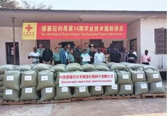 中国援塞拉利昂农业专家组举办水稻种子